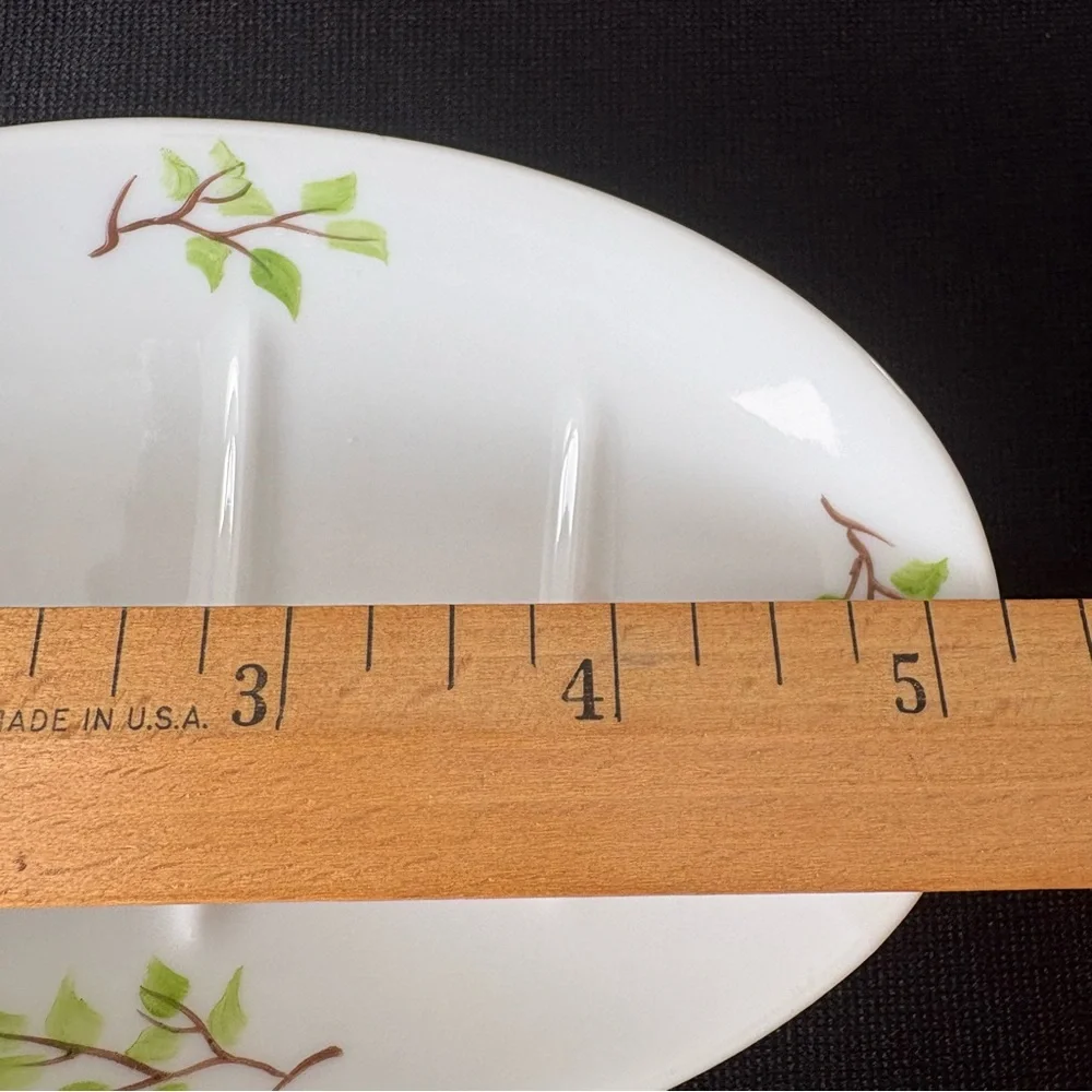 Hand Painted Bluebird Ceramic Soap Dish Nature Cottage Decor